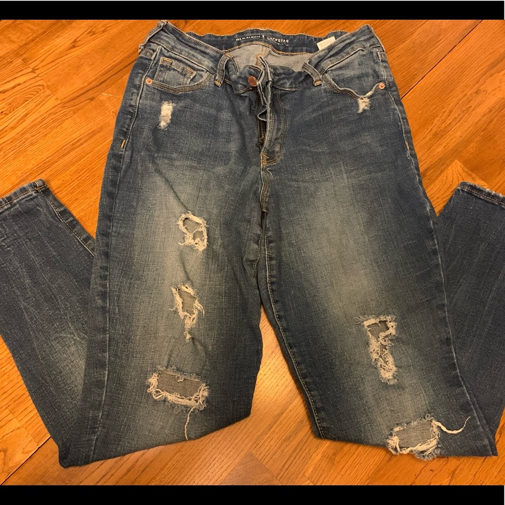 Old Navy rockstar mid-rise jeans